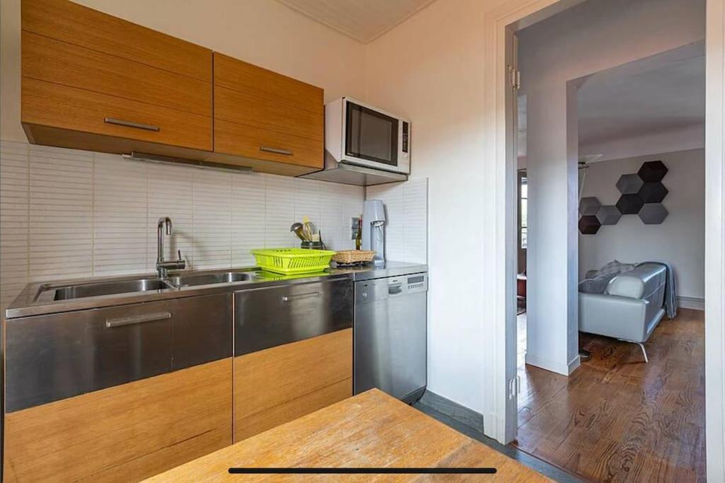Exceptionnel 3 Pieces Art Deco En Dernier Etage Avec Garage Prive Centre Biarritz Apartment Exterior foto